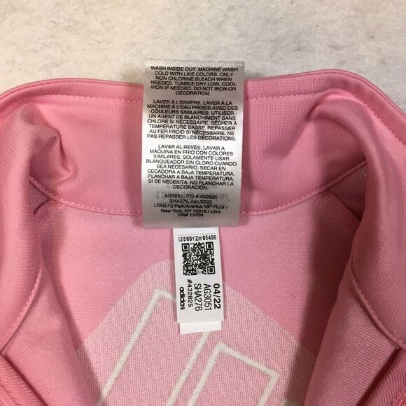 NWT Adidas Toddler Girls 12M 2 Piece Set Tracksuit Jacket Jogger Sweatpants Pink - Picture 8 of 16
